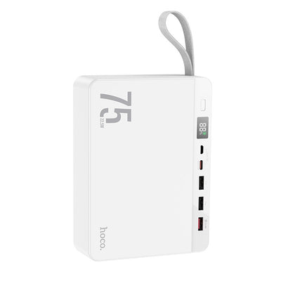 Išorinė baterija Power Bank Hoco J94 Overlord 22.5W 75000mAh balta
