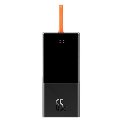 Išorinė baterija nešiojamiems kompiuteriams Power Bank Baseus Elf 65W 20000mAh juoda PPJL000001