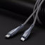 USB kabelis DUZZONA 20W Type-C to Lightning 1.0m