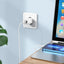 Įkroviklis Hoco N25 2xUSB-A (2.1A) + Lightning baltas