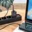 Įkroviklis Hoco N25 2xUSB-A (2.1A) + Type-C juodas