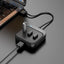 USB šakotuvas Hoco HB31 Easy 4-in-1 converter USB to 4xUSB3.0 0.2m juodas