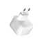 Įkroviklis Devia Extreme Speed GaN PD+QC 2xType-C 45W baltas