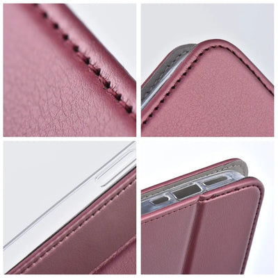Dėklas Smart Magnetic Samsung A136 A13 5G/A047 A04s bordo
