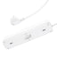 Ilgiklis Hoco NS1 Aura 4 lizdų + 2xUSB-A + 1xType-C 1.8m baltas