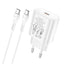 Įkroviklis Hoco N22 PD25W + Type-C baltas