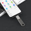 Adapteris Borofone BV2 MicroUSB OTG pilkas