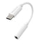 Audio adapteris Borofone BV13 Type-C to 3.5mm baltas