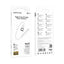 Audio adapteris Borofone BV13 Type-C to 3.5mm baltas