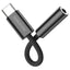 Audio adapteris Borofone BV15 Type-C to 3.5mm juodas