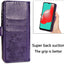 Dėklas Flower Book Samsung A245 A24 4G/A246 A24 5G violetinis