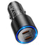 Automobilinis įkroviklis Hoco NZ3 2xType-C PD/QC 3.0 juodas