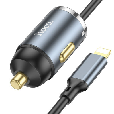 Automobilinis įkroviklis Hoco NZ7 PD20W+QC3.0 Lightning/USB-A