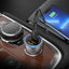 Automobilinis įkroviklis Hoco NZ8 43W USB-A/Type-C PD25W+QC3.0 mėlynas