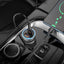 Automobilinis įkroviklis Hoco NZ8 43W USB-A/Type-C PD25W+QC3.0 mėlynas