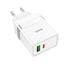Įkroviklis Hoco N21 USB-A/Type-C PD30W+QC3.0 baltas