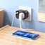 Įkroviklis Hoco NS3 2xUSB-A/1xType-C PD20W+QC 3.0 baltas