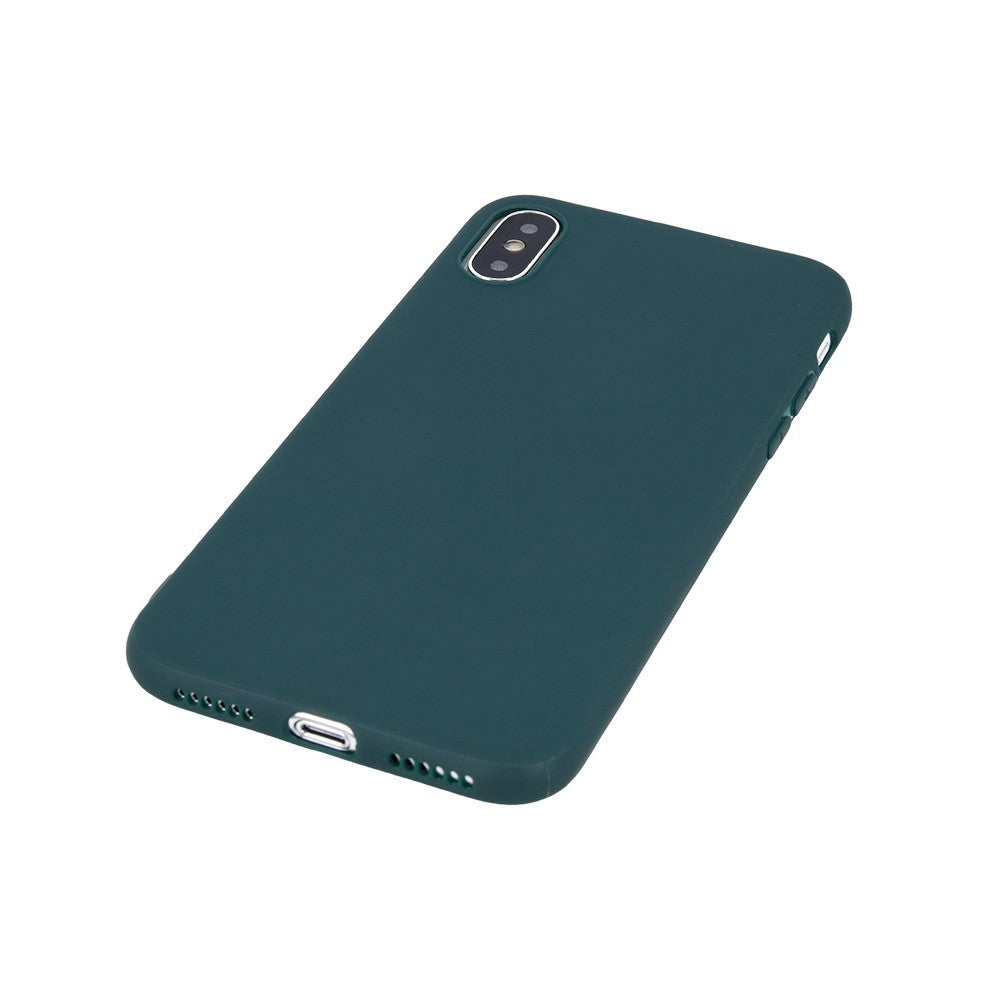 Dėklas Rubber TPU Samsung A705 A70 tamsiai žalias
