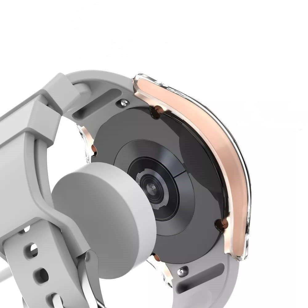 LCD apsauginis stikliukas/dėklas 360 degree cover Samsung Watch 5 40mm skaidrus