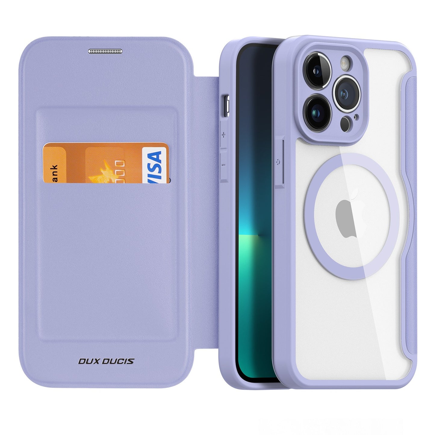 Dėklas Dux Ducis Skin X Pro Apple iPhone 14 Plus violetinis