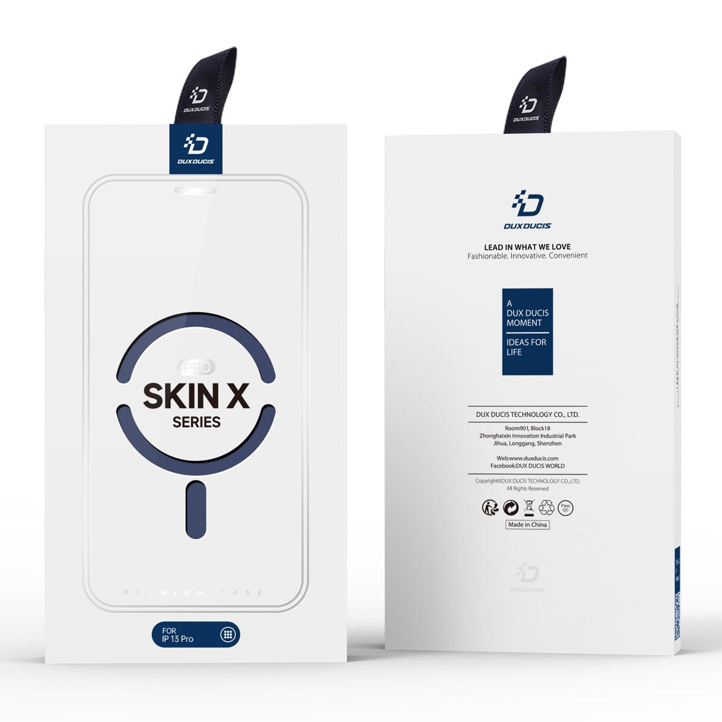 Dėklas Dux Ducis Skin X Pro Apple iPhone 13 Pro Max mėlynas