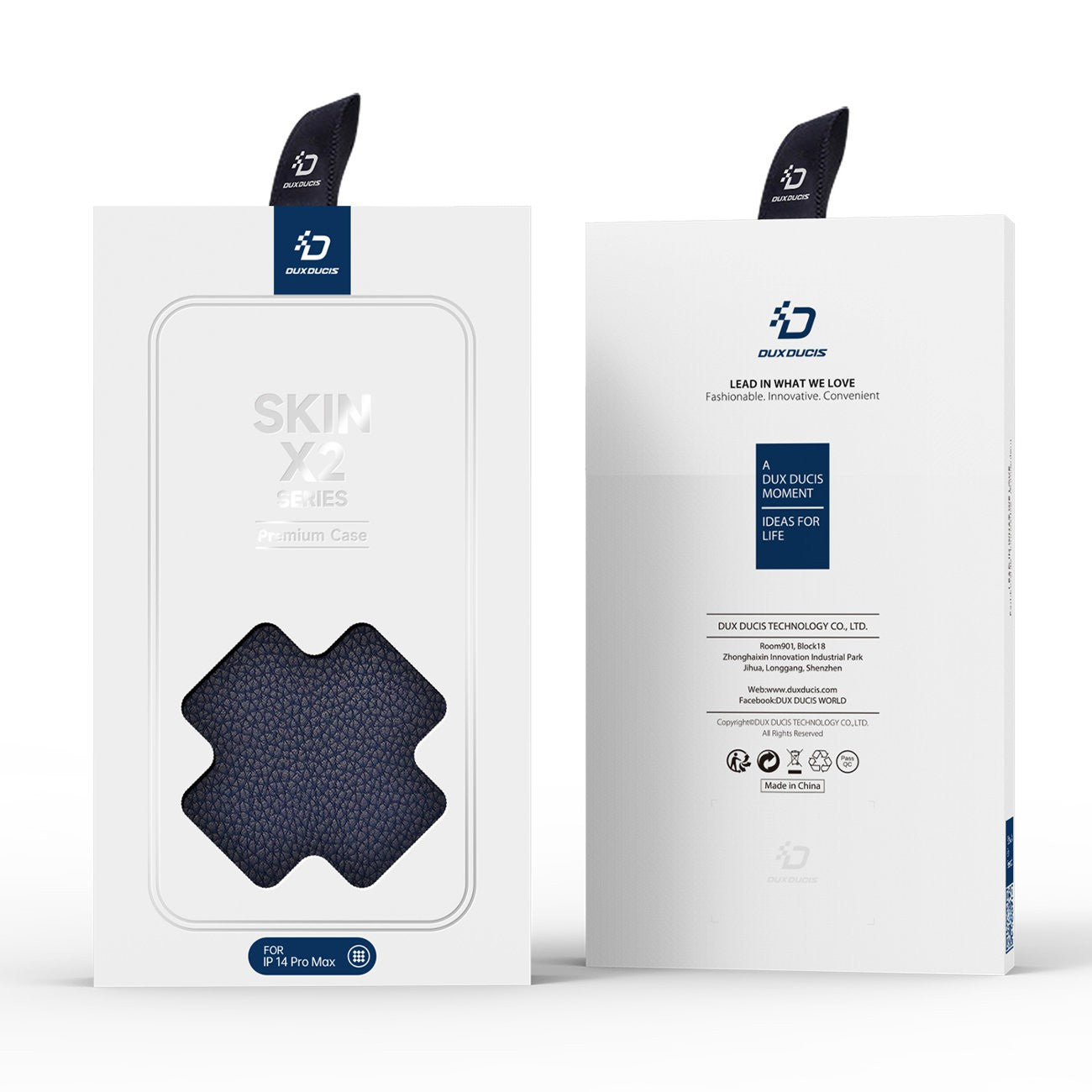 Dėklas Dux Ducis Skin X2 Samsung S918 S23 Ultra 5G mėlynas