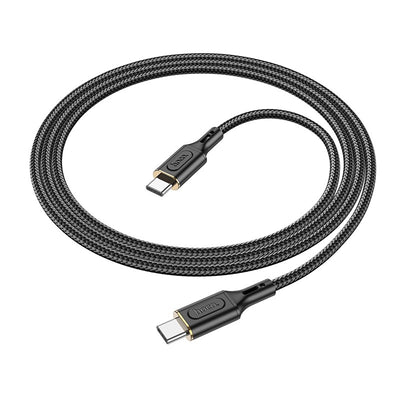USB kabelis Hoco X95 60W Type-C to Type-C 1.0m juodas