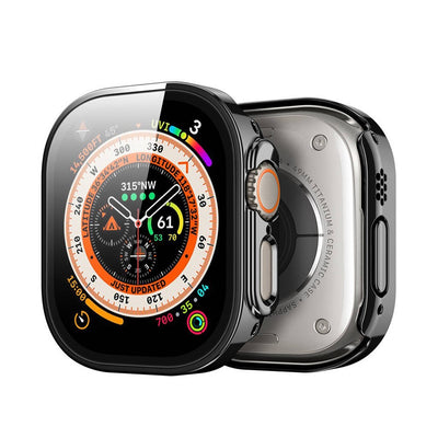 LCD apsauginis stikliukas/dėklas Dux Ducis Hamo Apple Watch Ultra 49mm juodas