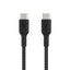 USB kabelis Belkin Boost Charge Braided USB-C to USB-C 1.0m juodas