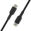 USB kabelis Belkin Boost Charge Braided USB-C to USB-C 1.0m juodas