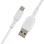 USB kabelis Belkin Boost Charge USB-A to MicroUSB 1.0m baltas