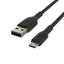 USB kabelis Belkin Boost Charge USB-A to MicroUSB 1.0m juodas