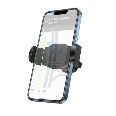 Automobilinis telefono laikiklis Hoco H14 tvirtinamas į ventiliacijos groteles, juodas