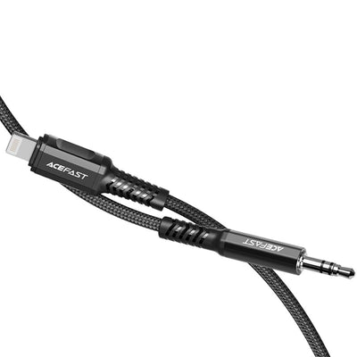 Audio adapteris Acefast C1-06 MFi Lightning to 3.5mm (M) 1.2m juodas