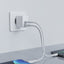 Įkroviklis Acefast A5 PD32W Type-C/USB-A baltas