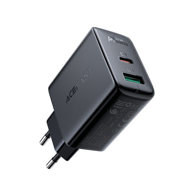 Įkroviklis Acefast A5 PD32W Type-C/USB-A juodas