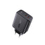 Įkroviklis Acefast A9 PD40W 2xType-C juodas