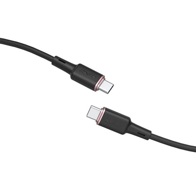 USB kabelis Acefast C2-03 60W USB-C to USB-C 1.2m juodas