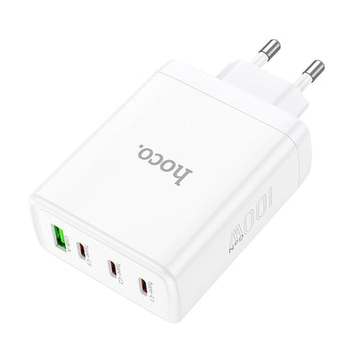 Įkroviklis Hoco N31 PD100W 3xType-C/1xUSB-A baltas