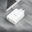 Įkroviklis Hoco N31 PD100W 3xType-C/1xUSB-A baltas