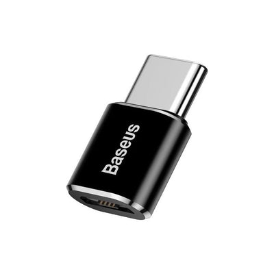 Adapteris Baseus MicroUSB to Type-C OTG juodas CAMOTG-01
