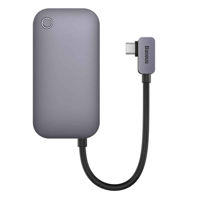 Adapteris Baseus PadJoy HUB Type-C to USB3.0 + HDMI + Type-C pilkas WKWJ000013