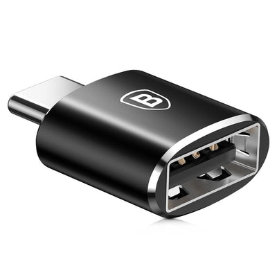 Adapteris Baseus USB-A to Type-C OTG juodas CATOTG-01