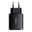 Įkroviklis Baseus Compact Quick Charger 2xUSB/Type-C 30W juodas CCXJ-E01