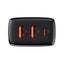 Įkroviklis Baseus Compact Quick Charger 2xUSB/Type-C 30W juodas CCXJ-E01