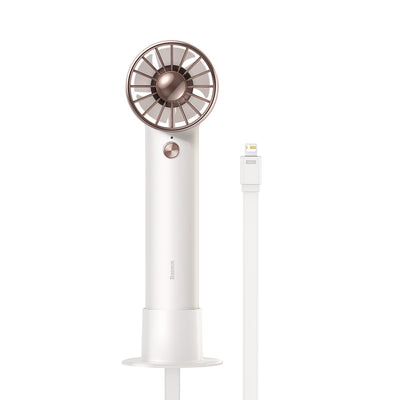 Stalinis ventiliatorius Baseus Flyer Turbine 4000mAh + Lightning 0.2m baltas ACFX010002