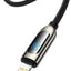 USB kabelis Baseus Display PD20W Type-C to Lightning 1.0m juodas CATLSK-01