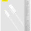 USB kabelis Baseus Dynamic USB-A to Lightning 2.4A 1.0m baltas CALD000402