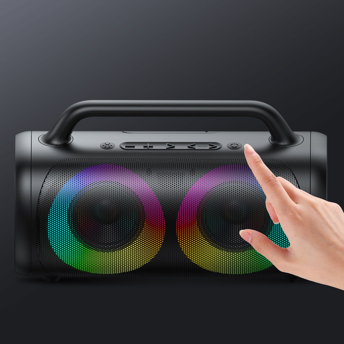 Bluetooth nešiojamas garsiakalbis Joyroom JR-MW02 40W juodas