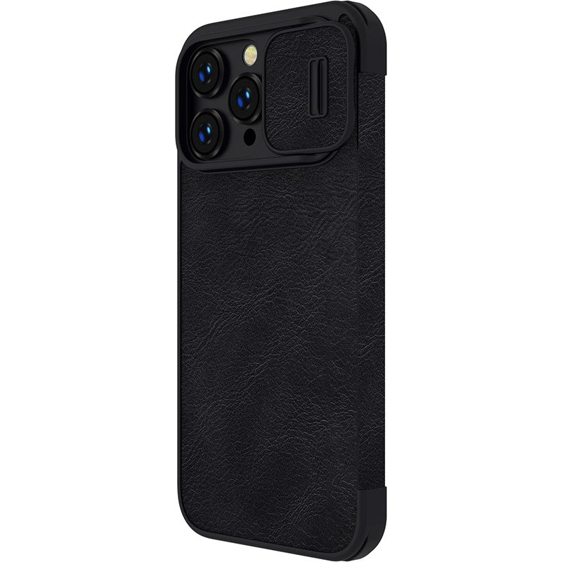 Dėklas Nillkin Qin Pro Leather Apple iPhone 14 Pro juodas